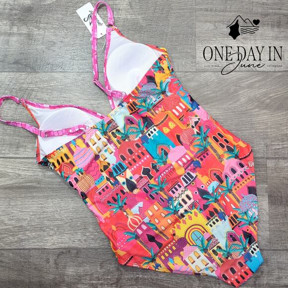 Sporlike Tummy Control One Piece Swimsuit Size M - Picture 7 of 7